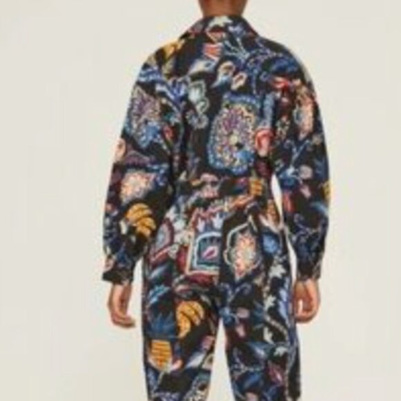 FARM Rio Sunset Tapestry Black Jumpsuit - Picture 6 of 6